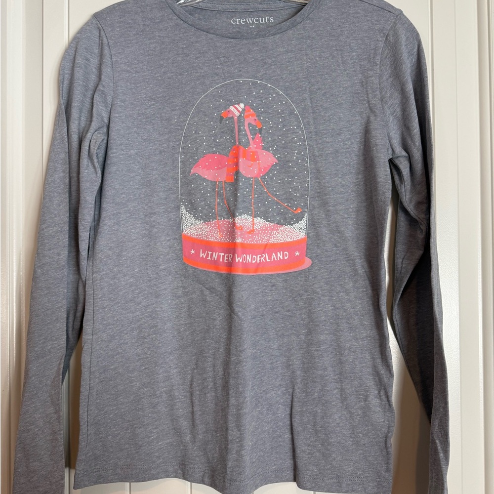 Crewcuts Gray Winter Wonderland Kids Shirt